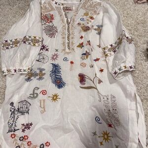 New!  Never worn! Johnny Was Tunic - Size Large - Unique Embroidery!